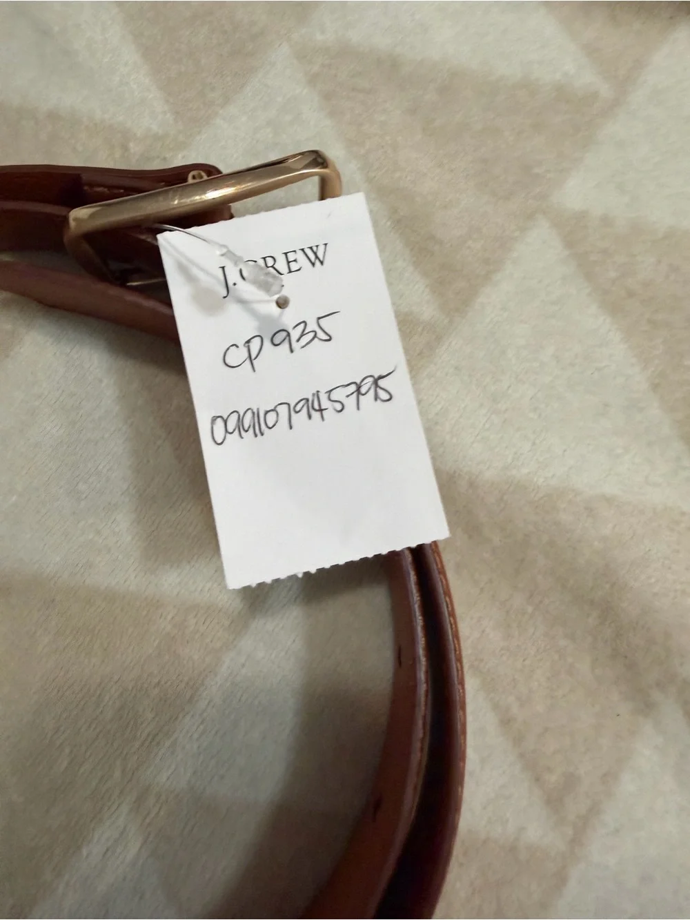 J crew XS/S Square-buckle trouser belt